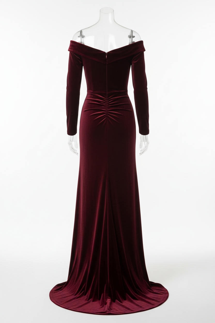 Deep burgundy / wine red